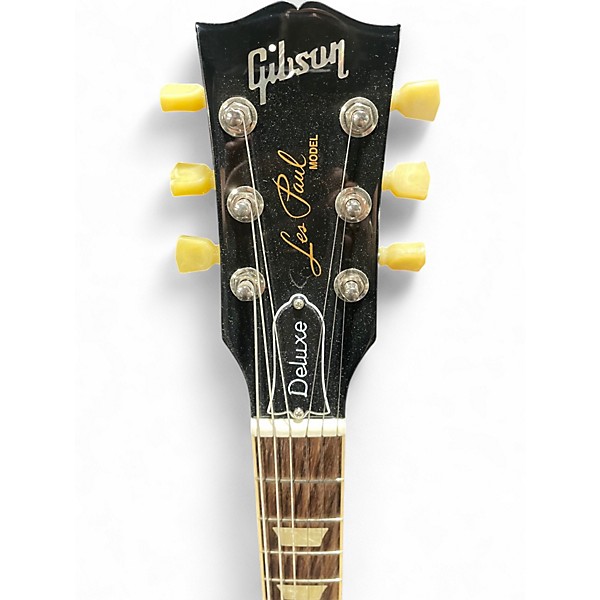 Used Gibson Les Paul Deluxe Cherry Sunburst Solid Body Electric Guitar