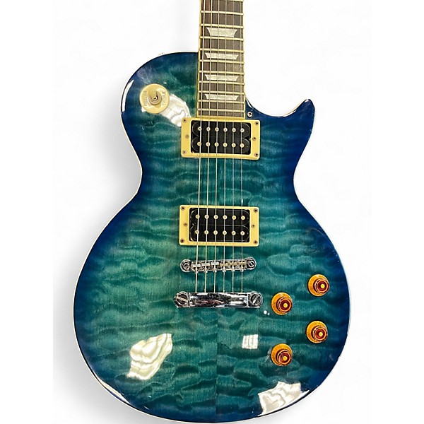 Used Epiphone LES PAUL STANDARD BLUE Solid Body Electric Guitar