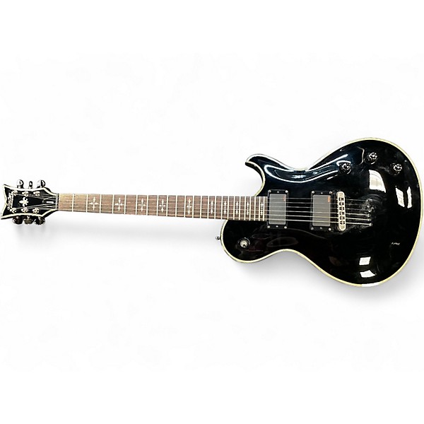 Used Schecter Guitar Research Hellraiser C1 Black Solid Body Electric Guitar