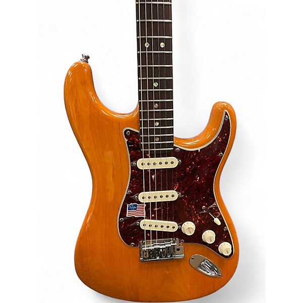 Used Fender American Deluxe Stratocaster Natural Solid Body Electric Guitar