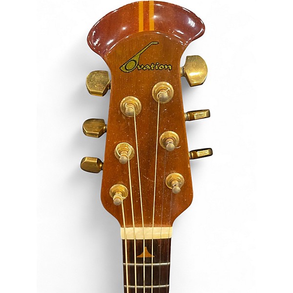 Used Ovation 1868 Elite Natural Acoustic Electric Guitar