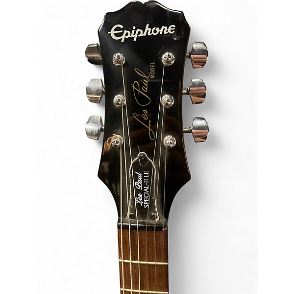Used Epiphone Les Paul Special II Ebony Solid Body Electric Guitar