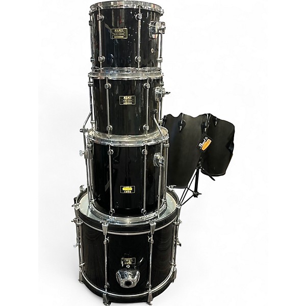 Used Mapex 4 Piece Mars Piano Black Drum Kit