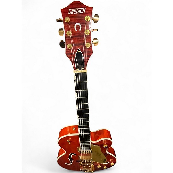 Used Gretsch Guitars G6120 Chet Atkins Signature TIGERFLAME MAPPLE Hollow Body Electric Guitar