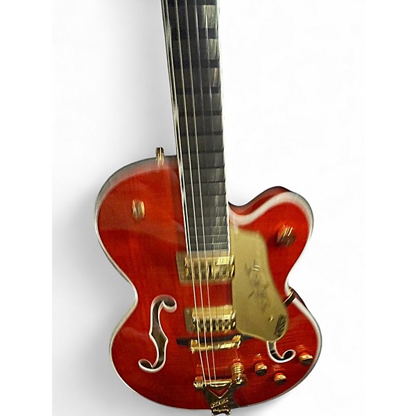 Used Gretsch Guitars G6120 Chet Atkins Signature TIGERFLAME MAPPLE Hollow Body Electric Guitar