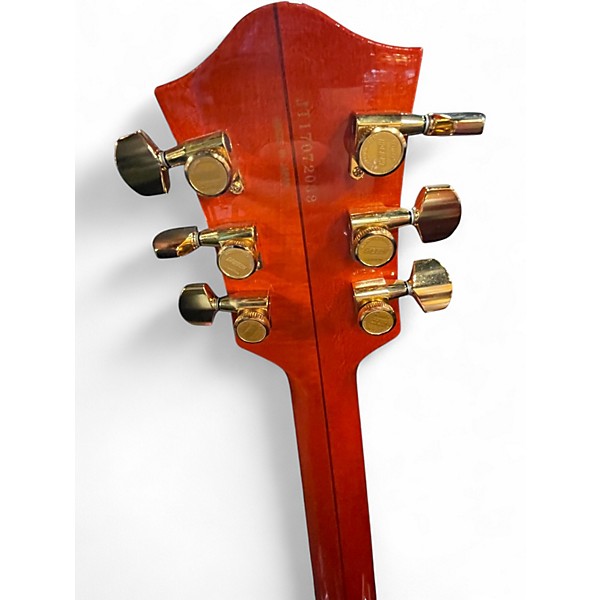 Used Gretsch Guitars G6120 Chet Atkins Signature TIGERFLAME MAPPLE Hollow Body Electric Guitar