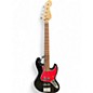 Used Squier Affinity Jazz Bass V 5 String Black Electric Bass Guitar thumbnail