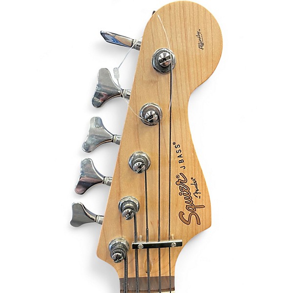 Used Squier Affinity Jazz Bass V 5 String Black Electric Bass Guitar