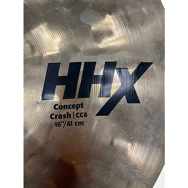 Used SABIAN 16in HHX Concept Crash CC6 Cymbal