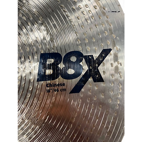 Used SABIAN 18in B8X Chinese Cymbal