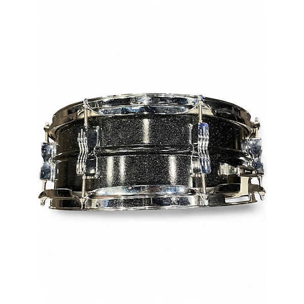 Used Ludwig 14in LM404 BLACK GALAXY black sparkle Drum