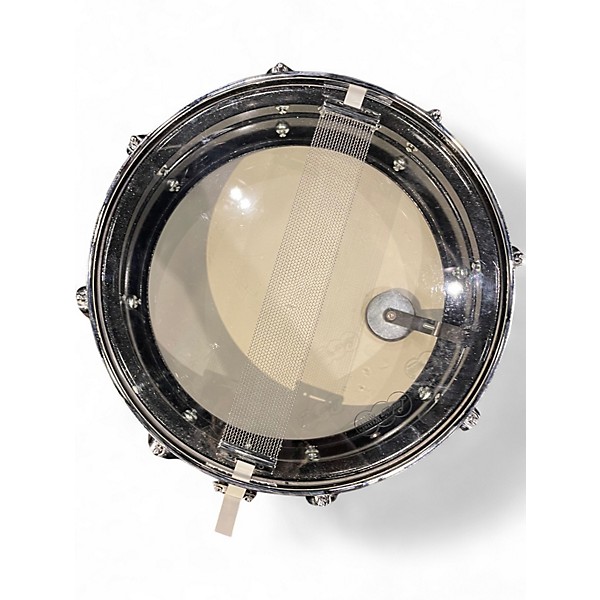 Used Ludwig 14in LM404 BLACK GALAXY black sparkle Drum