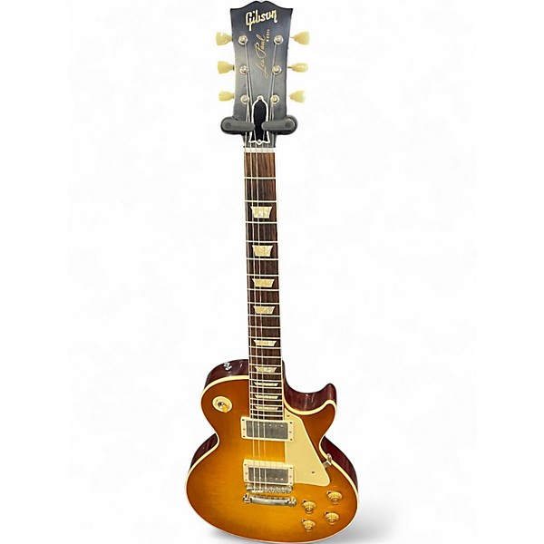 Used Gibson LPR9 1959 Les Paul Reissue Iced Tea Burst Solid Body Electric Guitar
