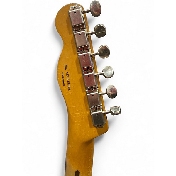 Used Fender Road Worn Player Telecaster Butterscotch Blonde Solid Body Electric Guitar