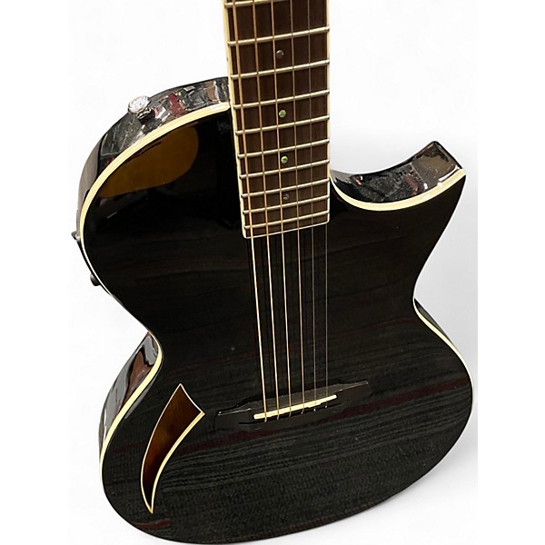 Used ESP LTD TL6 Black Acoustic Electric Guitar