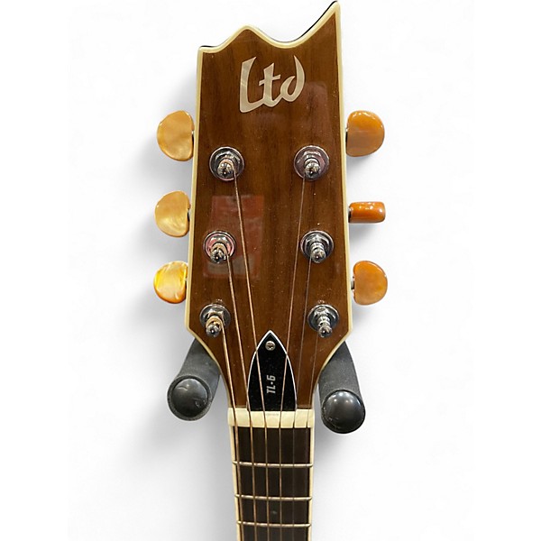 Used ESP LTD TL6 Black Acoustic Electric Guitar