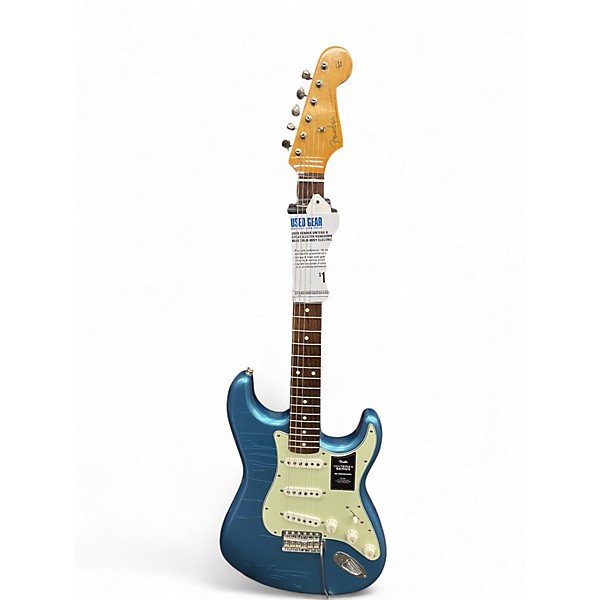 Used Fender VINTERA II STRATOCASTER ROADWORN Daphne Blue Solid Body Electric Guitar