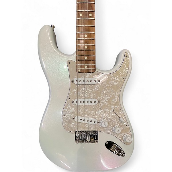 Used Bluesman Vintage SEDAN DELUXE Pearlescent White Solid Body Electric Guitar