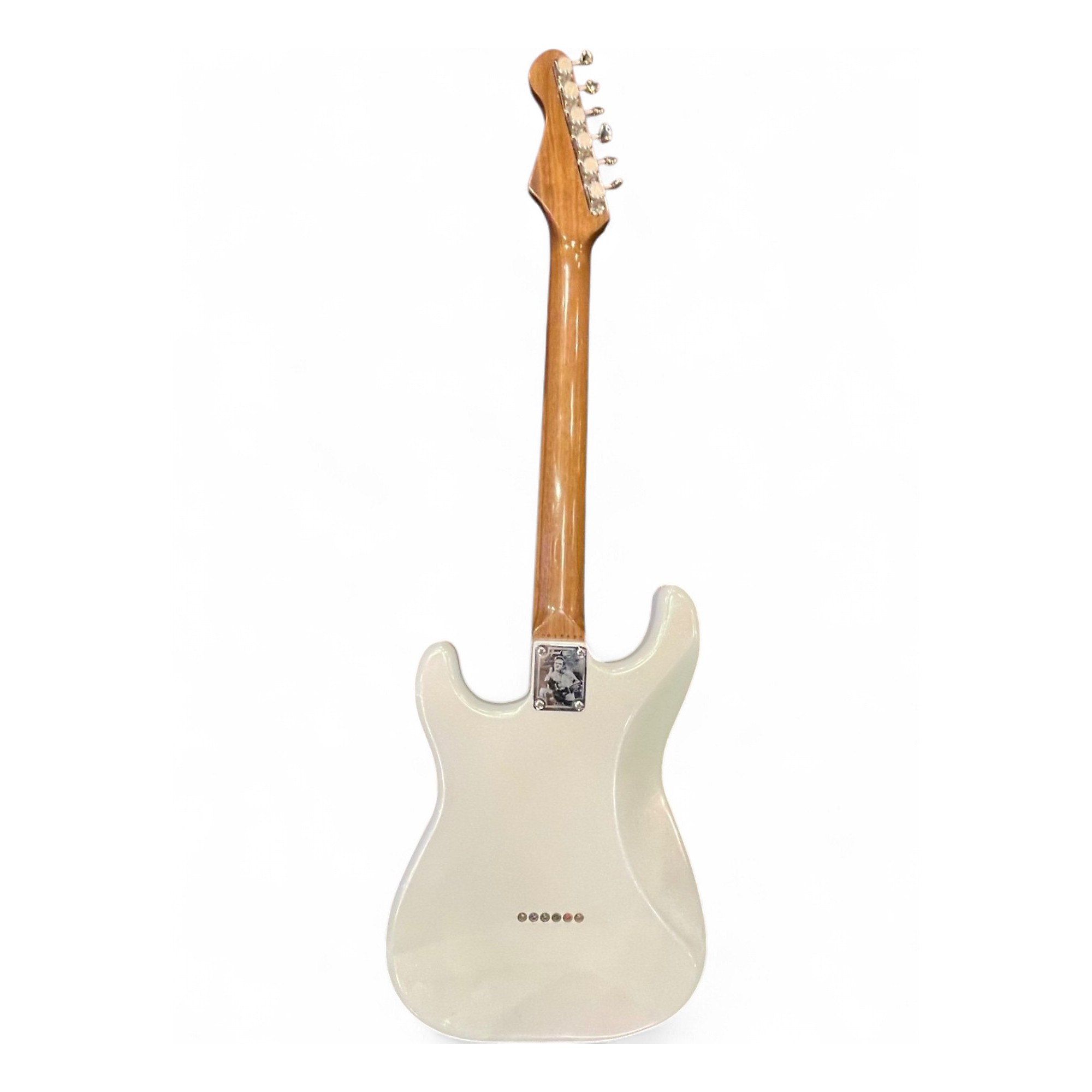 Used Bluesman Vintage SEDAN DELUXE Pearlescent White Solid Body
