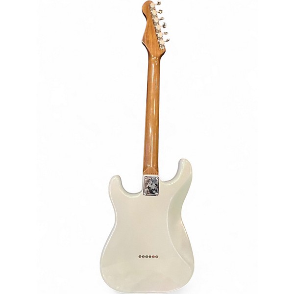 Used Bluesman Vintage SEDAN DELUXE Pearlescent White Solid Body Electric Guitar