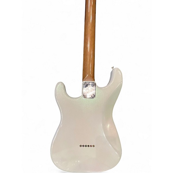 Used Bluesman Vintage SEDAN DELUXE Pearlescent White Solid Body Electric Guitar