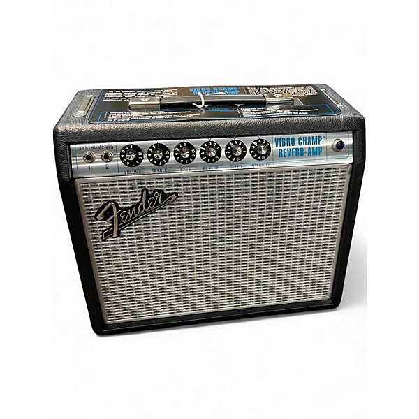 Used Fender 1968 Custom Vibrolux Reverb Tube Guitar Combo Amp
