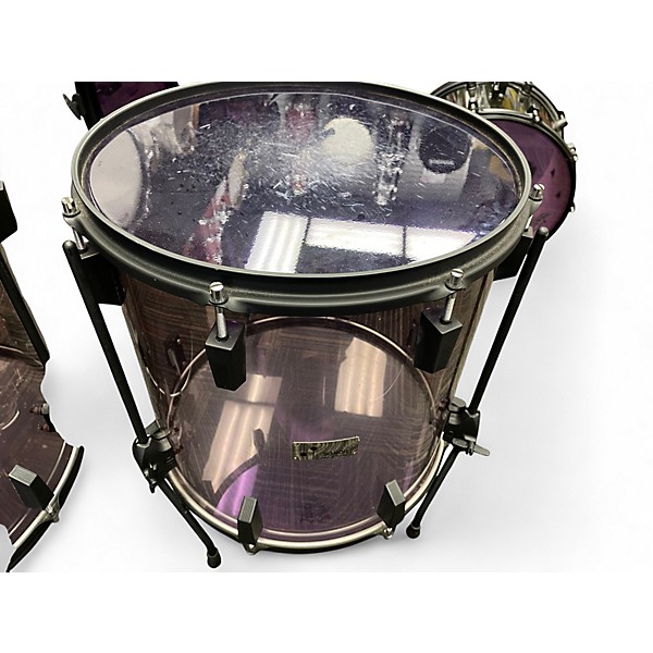 Vintage 1970s SONOR 5 Piece Champion Acrylic BLACK MIST Drum Kit