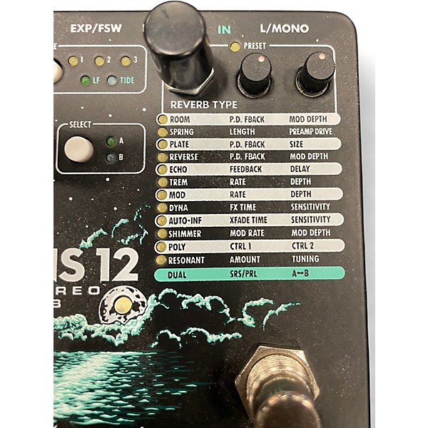 Used Electro-Harmonix OCEANS 12 DUAL STEREO Effect Pedal