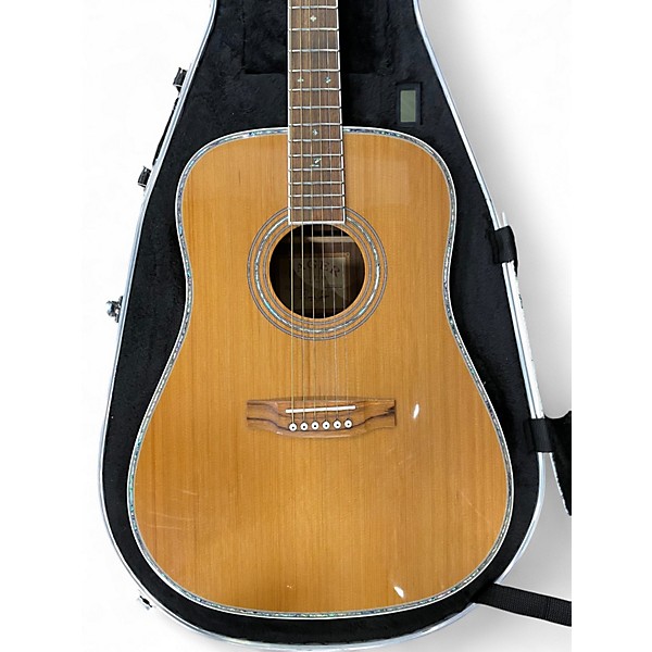 Used Zager ZAD-80 Natural Acoustic Guitar