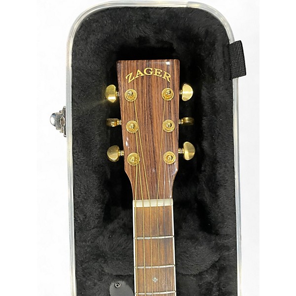 Used Zager ZAD-80 Natural Acoustic Guitar