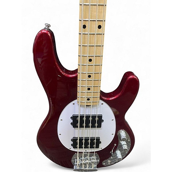 Used Sterling by Music Man Ray4HH Rangoon Red Electric Bass Guitar