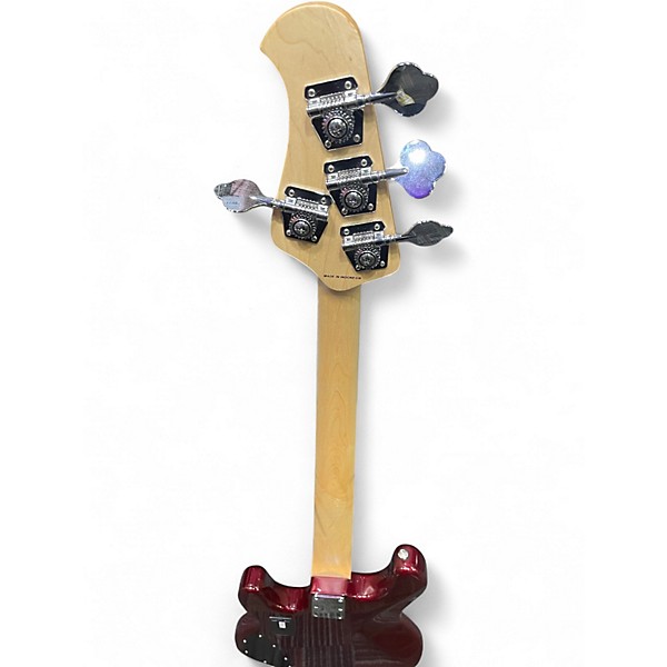 Used Sterling by Music Man Ray4HH Rangoon Red Electric Bass Guitar