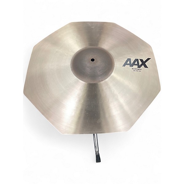 Used SABIAN 18in aax rocktagon crash Cymbal