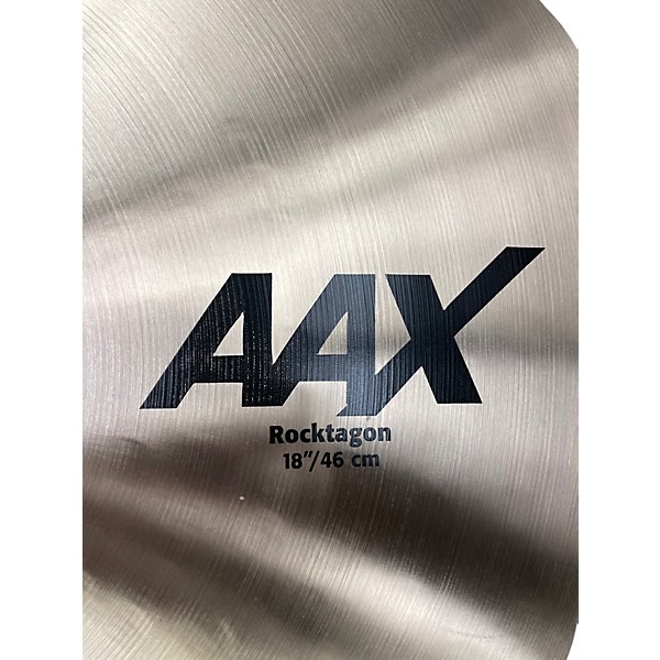 Used SABIAN 18in aax rocktagon crash Cymbal