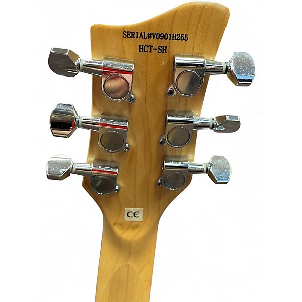 Used Hofner HCT-SH Metallic Green Solid Body Electric Guitar