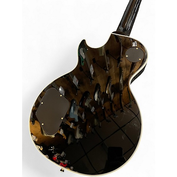 Used Epiphone LES PAUL CUSTOM P90 Ebony Solid Body Electric Guitar