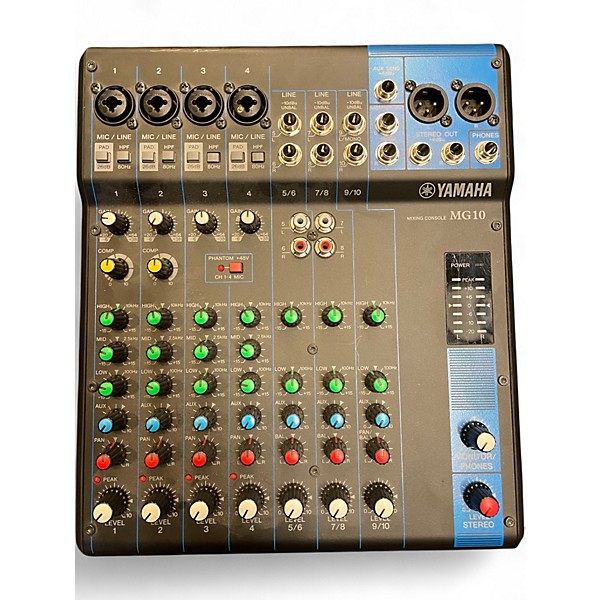 Used Yamaha MG10 Unpowered Mixer