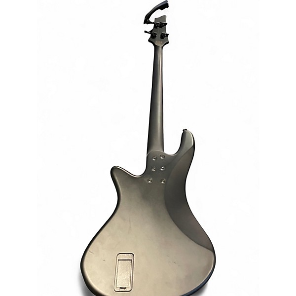 Used Schecter Guitar Research Stiletto Stealth Black Electric Bass Guitar