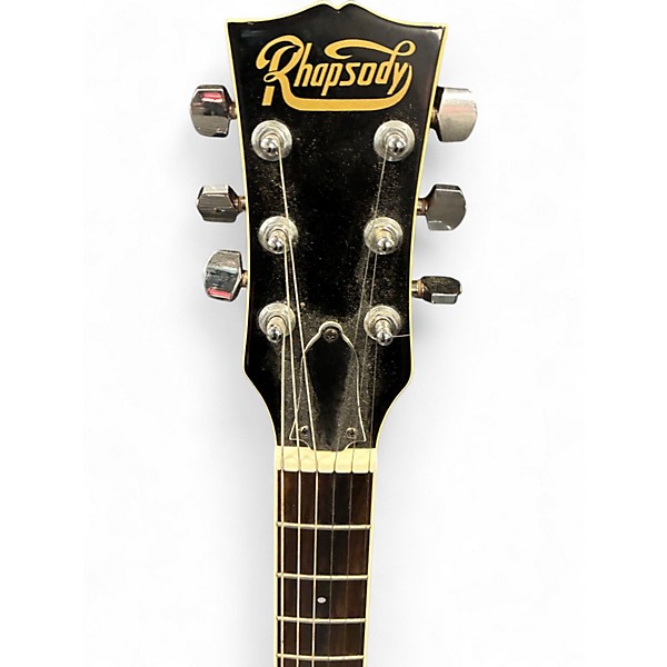 Used Rhapsody Semi Hollow  Red Hollow Body Electric Guitar