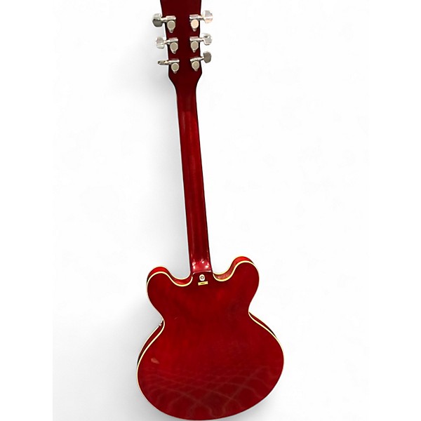 Used Rhapsody Semi Hollow  Red Hollow Body Electric Guitar
