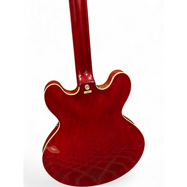 Used Rhapsody Semi Hollow  Red Hollow Body Electric Guitar