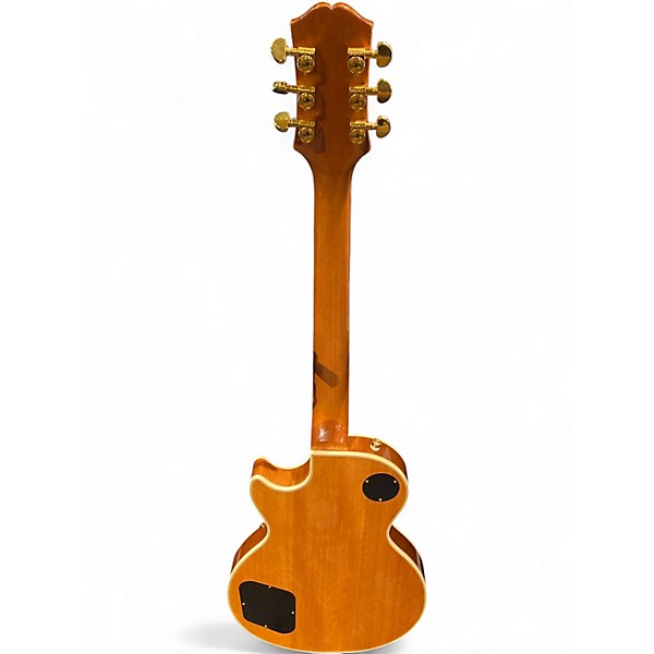 Used Epiphone Les Paul Custom Koa Natural Solid Body Electric Guitar