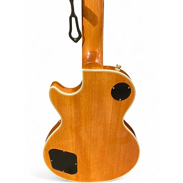 Used Epiphone Les Paul Custom Koa Natural Solid Body Electric Guitar