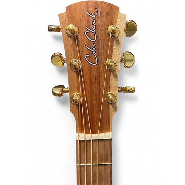 Used Cole Clark AN2EC-BB Natural Acoustic Electric Guitar