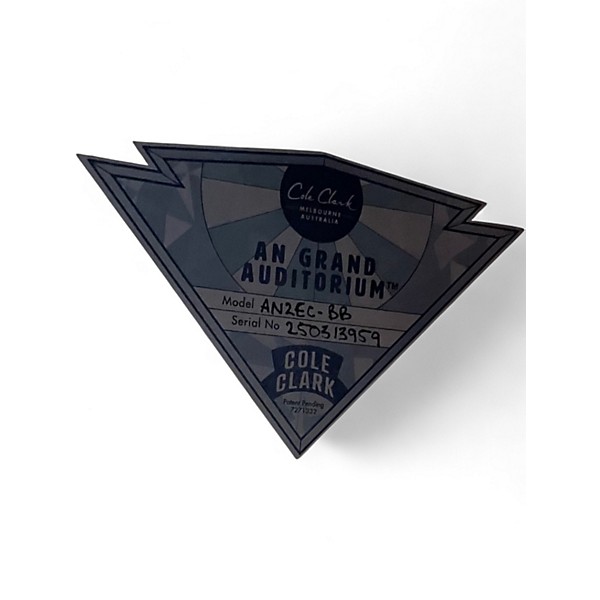 Used Cole Clark AN2EC-BB Natural Acoustic Electric Guitar