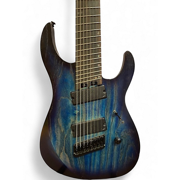 Used Legator Ninja N8FP Cali Cobalt Solid Body Electric Guitar