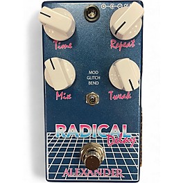 Used Alexander RADICAL DELAY Effect Pedal