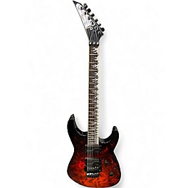 Used Jackson DINKY CUSTOM MODIFIED FLAMES Solid Body Electric Guitar