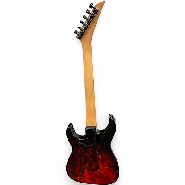 Used Jackson DINKY CUSTOM MODIFIED FLAMES Solid Body Electric Guitar