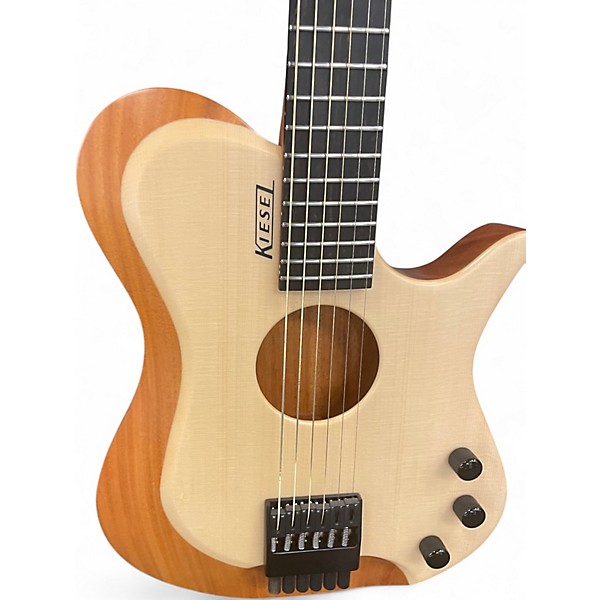 Used Kiesel Zeus Acoustic Natural Acoustic Electric Guitar